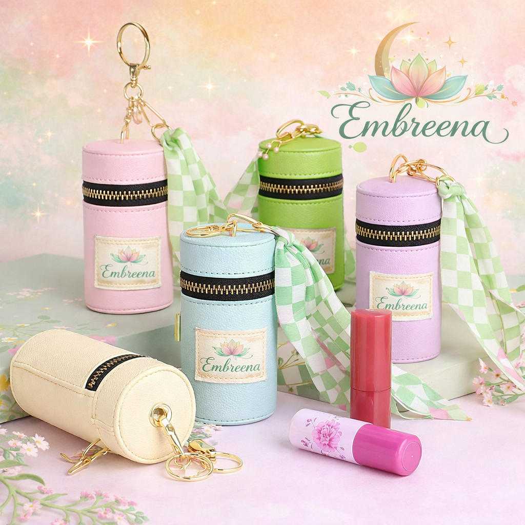 Embreena Lipstick Holder Keychain - (color may vary as limited stock available)