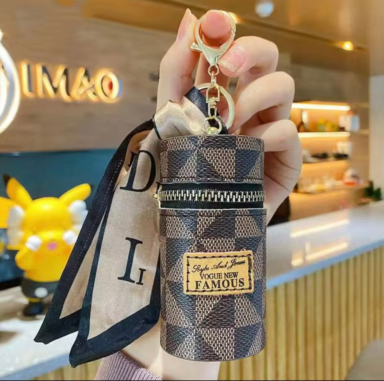 Embreena Lipstick Holder Keychain - (color may vary as limited stock available)